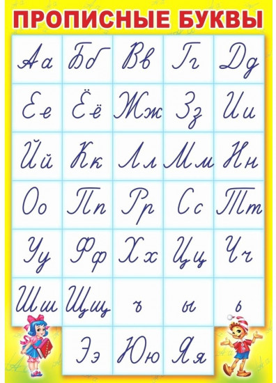 Комплект плакатов для первого класса