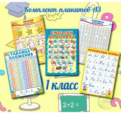 Комплект плакатов для первого класса - Фото 5