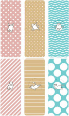 Закладки для книг магнитные  с высечкой «Cat yoga» - Фото 1