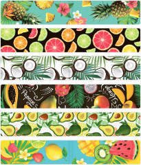 Закладки для книг магнитные «Fruits» - Фото 1