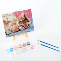 Картина по номерам «Котёнок» - Фото 2