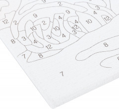 Картина по номерам «Котёнок» - Фото 4