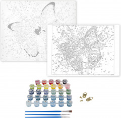 Картина по номерам «Голубая бабочка» - Фото 3