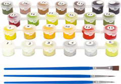 Картина по номерам «Горное озеро» - Фото 6