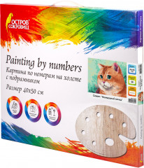 Картина по номерам «Изумрудный взгляд» - Фото 2