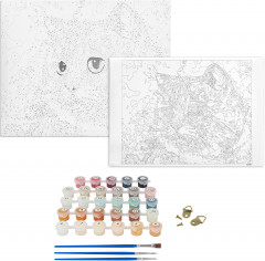 Картина по номерам «Изумрудный взгляд» - Фото 3