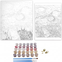 Картина по номерам «Маковое поле» - Фото 3