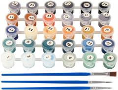 Картина по номерам «Магия неоновых огней. Москва-сити» - Фото 6