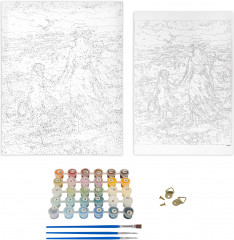 Картина по номерам «На прогулке с мамой» - Фото 3