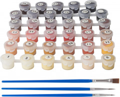 Картина по номерам «Огненная женщина» - Фото 6