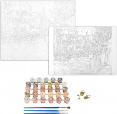 Картина по номерам «Огни большого города» - Фото 3