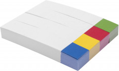 Закладки клейкие белые с цветным краем - Фото 2