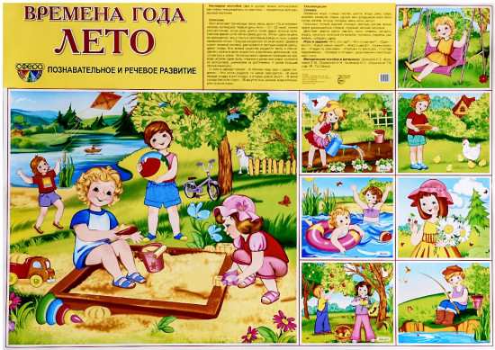 Комплект плакатов «Времена года»
