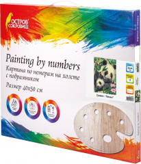 Картина по номерам «Панды» - Фото 2