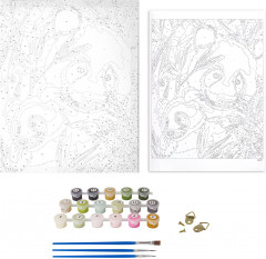 Картина по номерам «Панды» - Фото 3