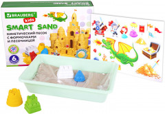 Песок кинетический с песочницей и формочками «Чудесный замок» - Фото 6