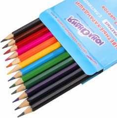 Набор карандашей цветных стираемых с ластиком - Фото 6