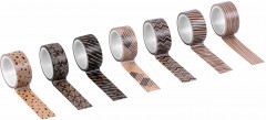 Набор клейких лент декоративных «Кофейные цвета» - Фото 3