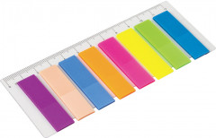 Набор закладок пластиковых на линейке - Фото 2