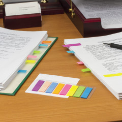 Набор закладок пластиковых на линейке - Фото 5