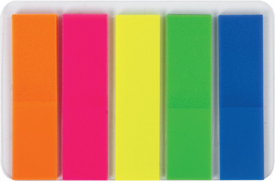 Набор закладок пластиковые