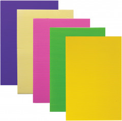 Картон цветной гофрированный - Фото 1