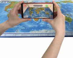 Карта мира физическая интерактивная - Фото 3