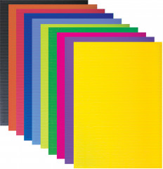 Картон цветной гофрированный - Фото 1