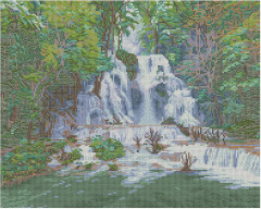 Мозаика алмазная «Водопад» - Фото 6