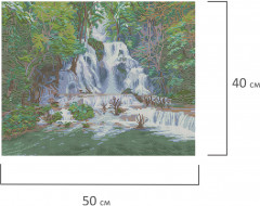 Мозаика алмазная «Водопад» - Фото 7
