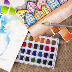 Акварель художественная в кюветах - Фото 7