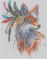 Мозаика алмазная «Индейская лиса» - Фото 6