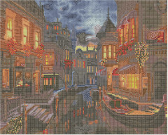 Мозаика алмазная «Ночная Венеция» - Фото 6