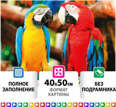 Мозаика алмазная «Попугаи» - Фото 1