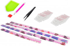 Мозаика алмазная «Девочка с собачкой» - Фото 3