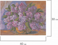 Мозаика алмазная «Пушистая сирень» - Фото 6