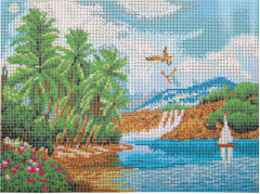 Мозаика алмазная «Солнце южного моря» - Фото 6