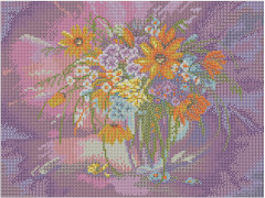 Мозаика алмазная «Букет в вазе» - Фото 6