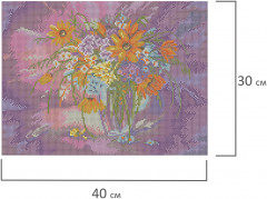 Мозаика алмазная «Букет в вазе» - Фото 7