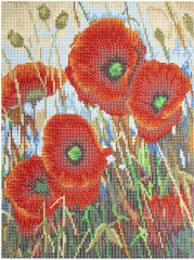 Мозаика алмазная «Маки» - Фото 6