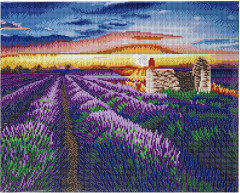 Мозаика алмазная «Лавандовое поле» - Фото 7