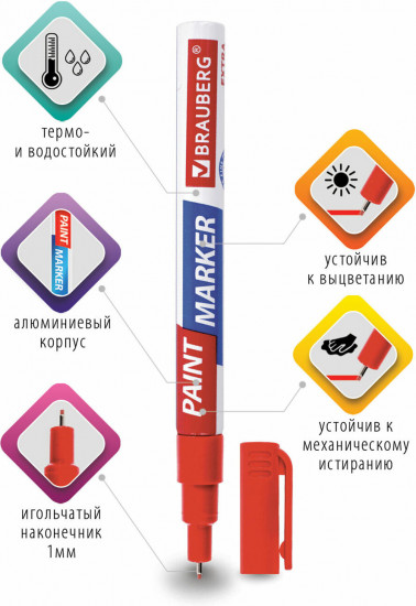 Маркер-краска лаковый