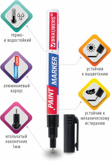 Маркер-краска лаковый