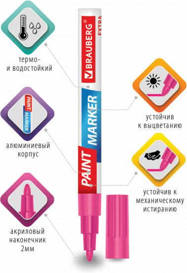 Маркер-краска лаковый