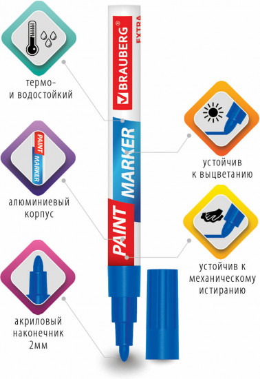Маркер-краска лаковый