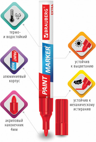 Маркер-краска лаковый