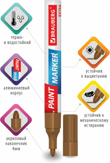 Маркер-краска лаковый