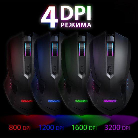 Мышь игровая Sonnen I3