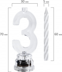 Набор для торта «3» - Фото 2