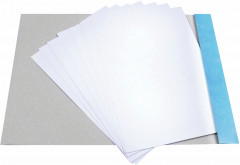 Набор картона белого «Мишка на сноуборде» - Фото 1